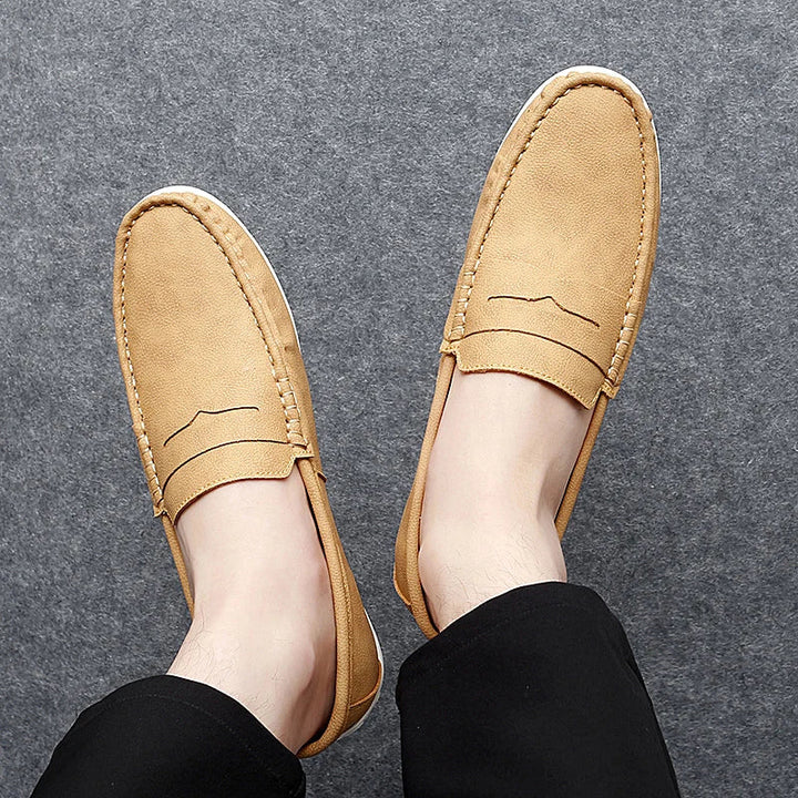 Corvane Leather Loafers - Saint Drako
