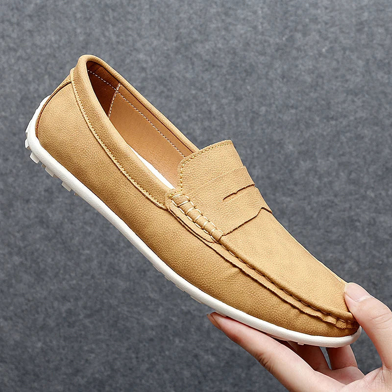 Corvane Leather Loafers - Saint Drako