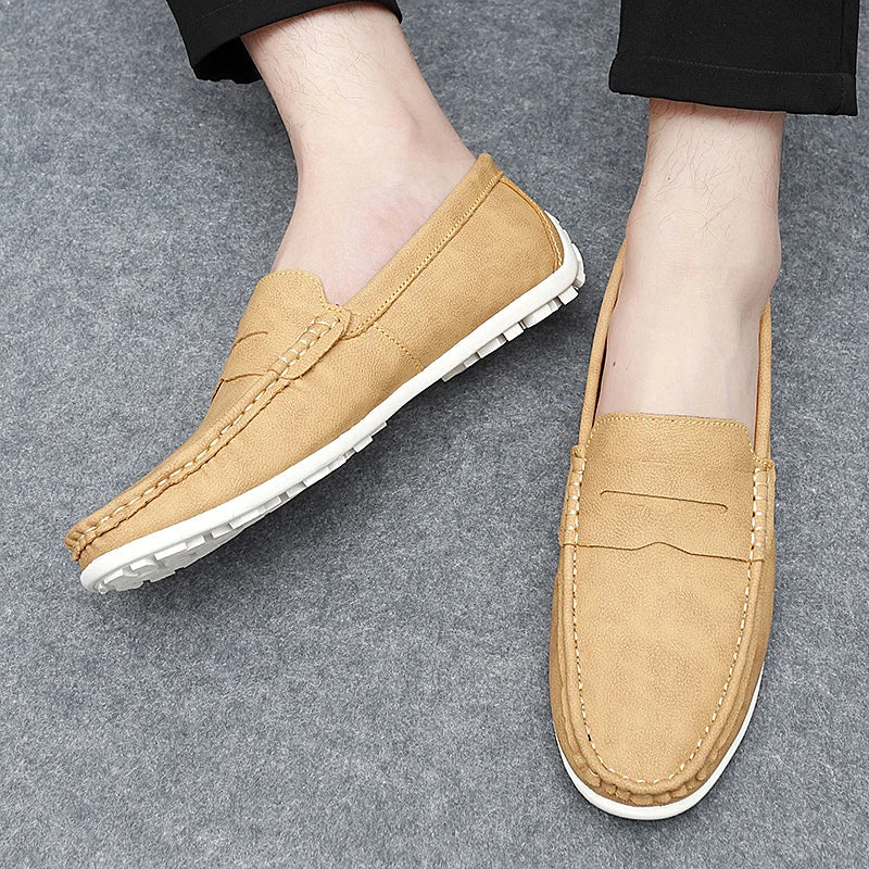 Corvane Leather Loafers - Saint Drako