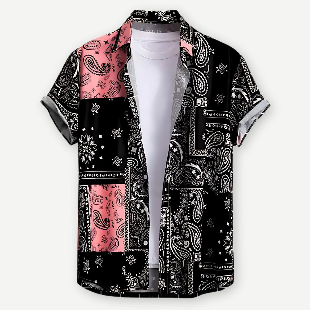 Relaxed Paisley Pattern Shirt - Saint Drako