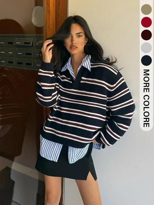 Heritage Striped Knit Sweater