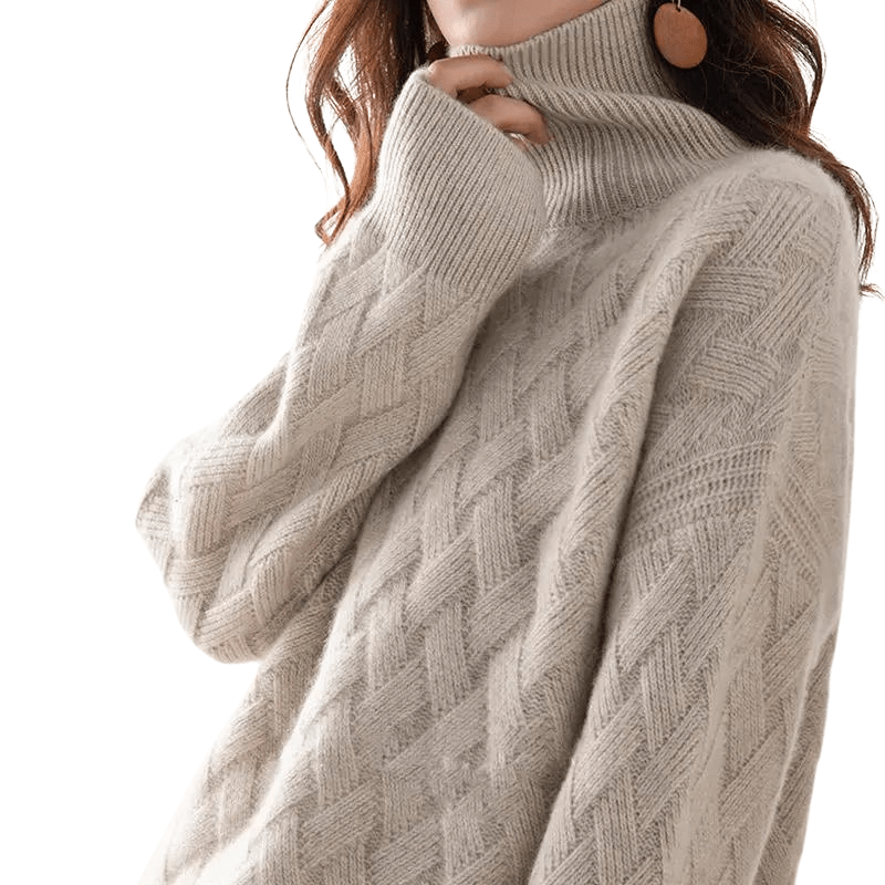 Valentina Cashmere Turtleneck - Saint Drako