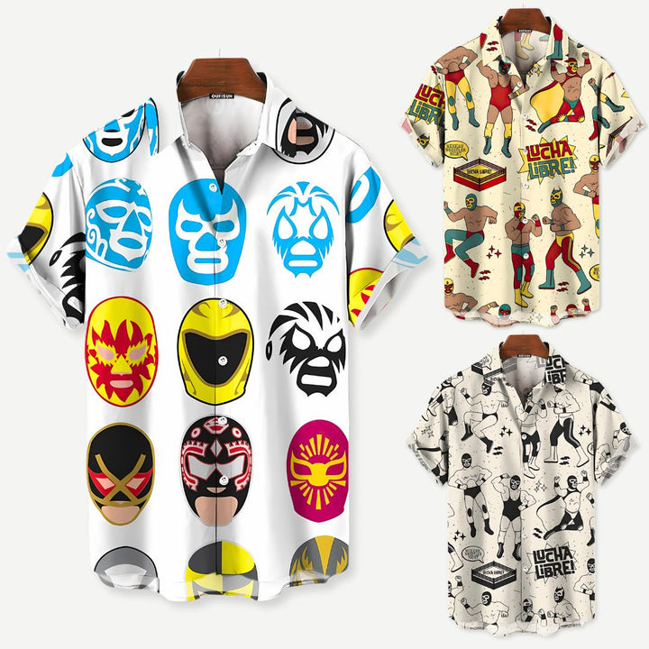 Relaxed Luchador Shirt Bundle #1 - Saint Drako