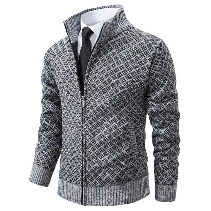 Dawson Men’s Wool Zipper Cardigan - Saint Drako