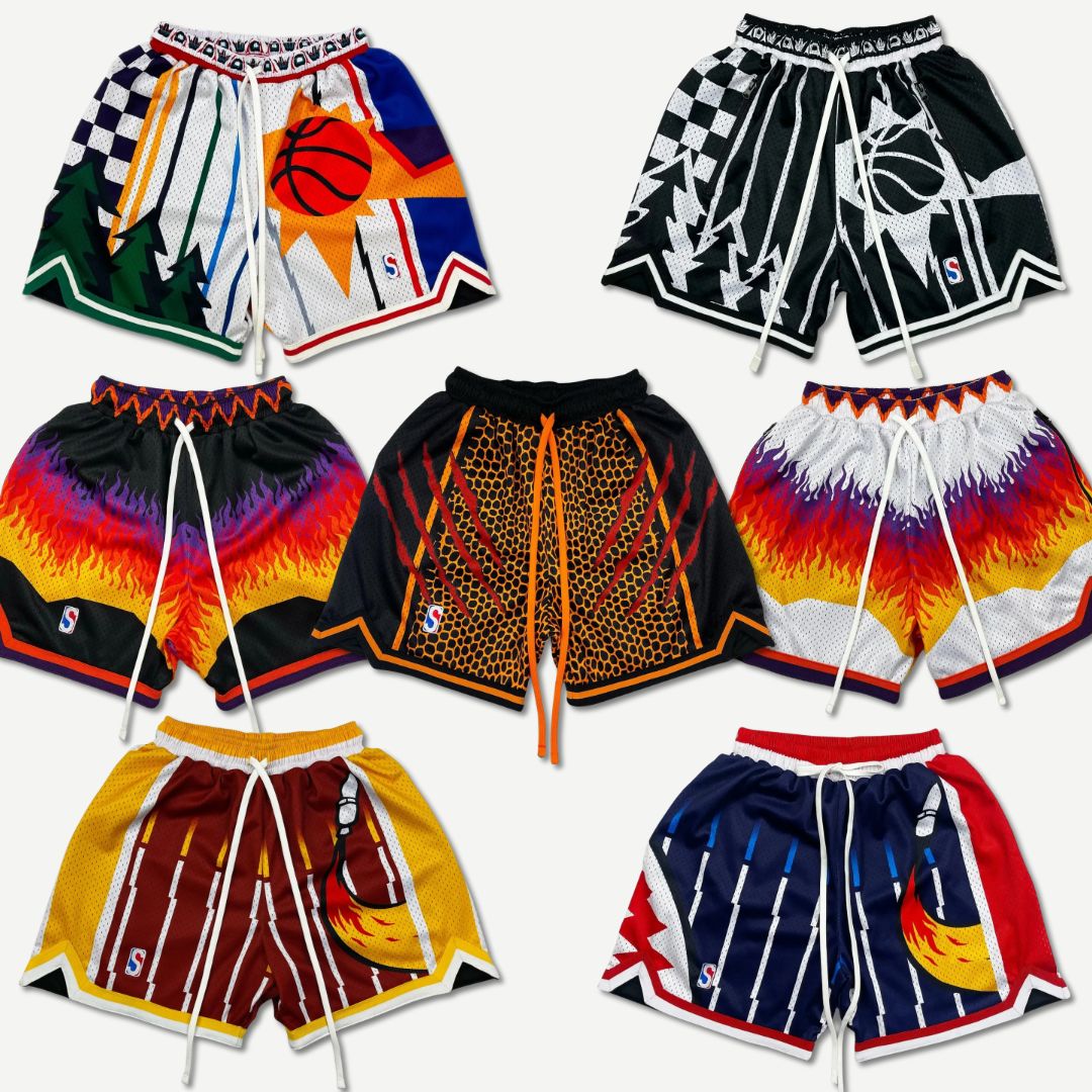 Retro Hooper Shorts - Saint Drako