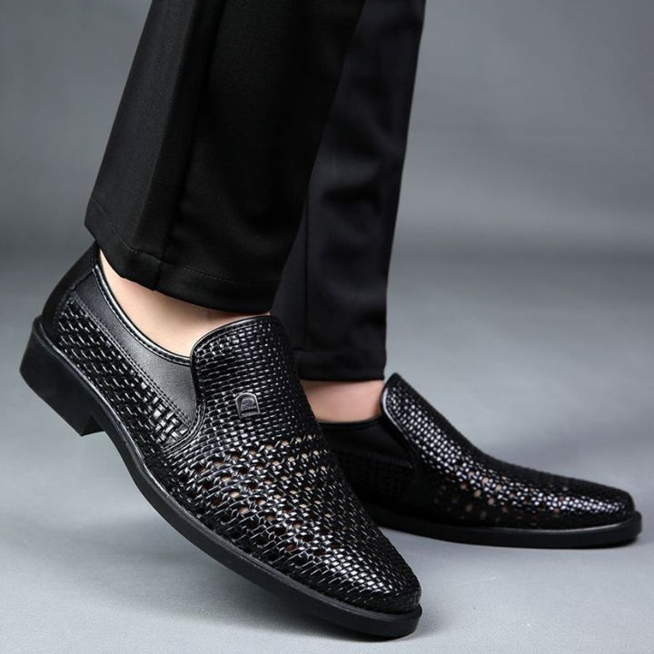 Cavallo Woven Leather Loafers - Saint Drako