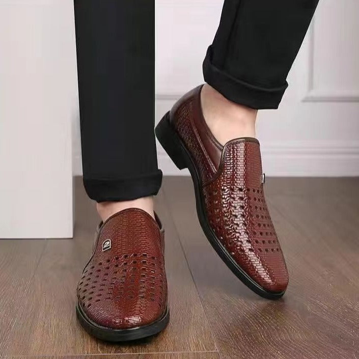 Cavallo Woven Leather Loafers - Saint Drako