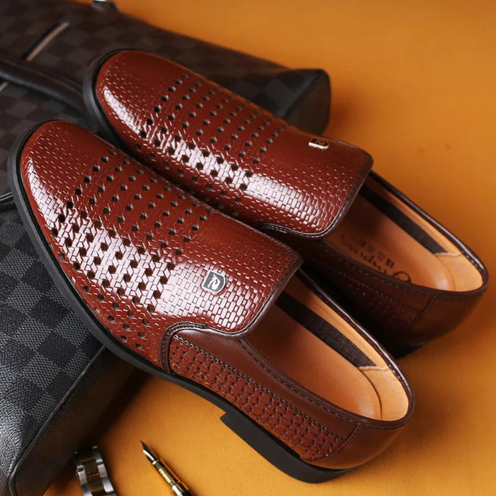 Cavallo Woven Leather Loafers - Saint Drako