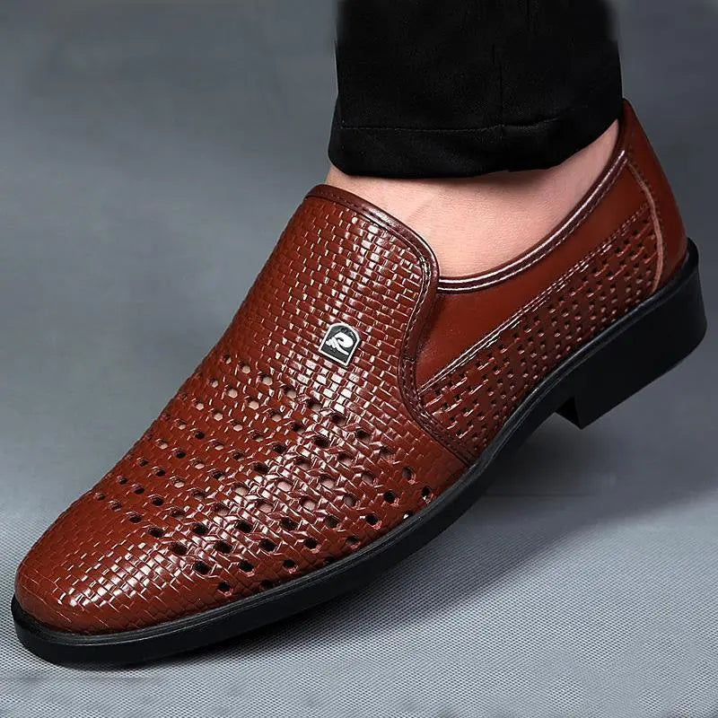 Cavallo Woven Leather Loafers - Saint Drako