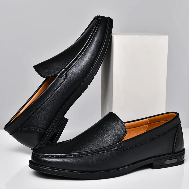 Lucera Genuine Leather Loafers - Saint Drako