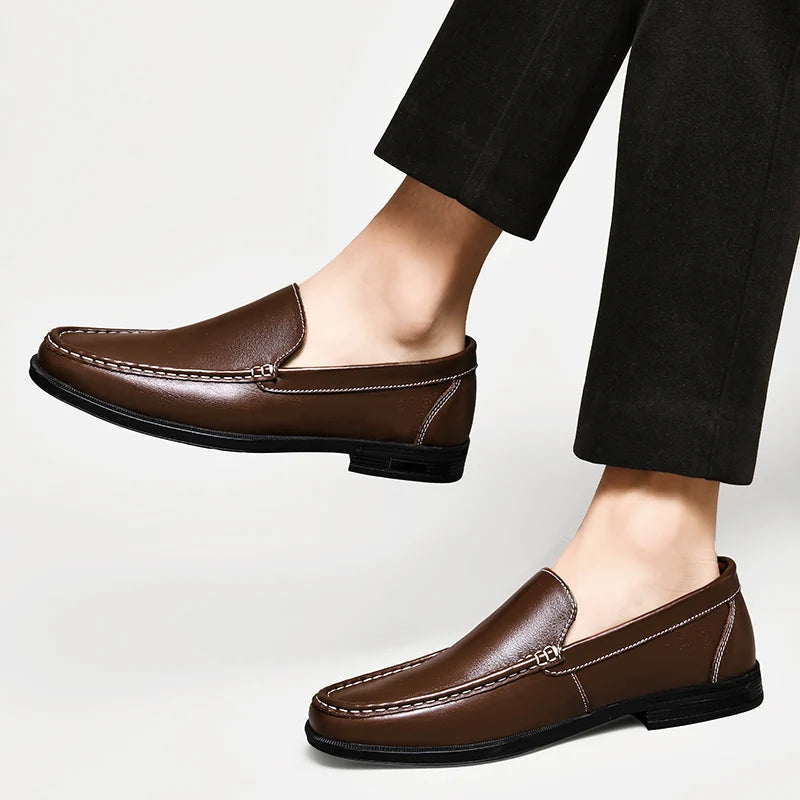 Lucera Genuine Leather Loafers - Saint Drako
