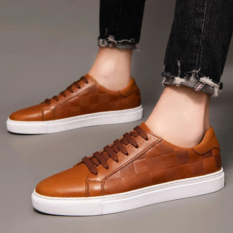 Armano Leather Low Top Sneakers - Saint Drako