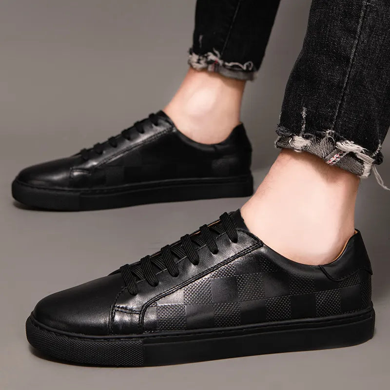 Armano Leather Low Top Sneakers - Saint Drako