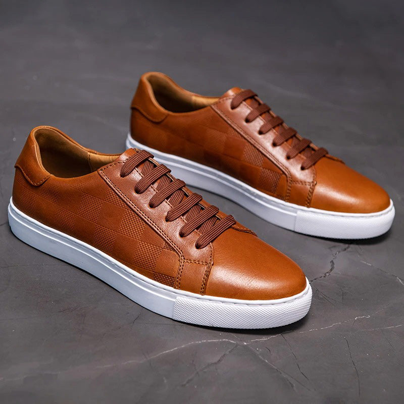 Armano Leather Low Top Sneakers - Saint Drako