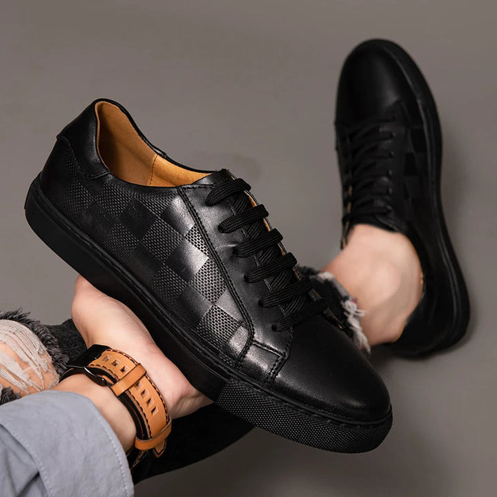 Armano Leather Low Top Sneakers - Saint Drako