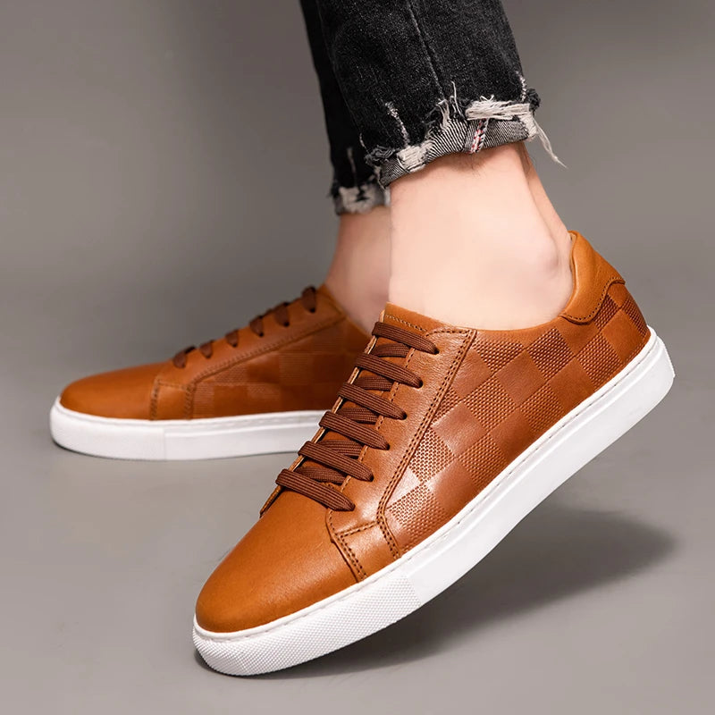 Armano Leather Low Top Sneakers - Saint Drako