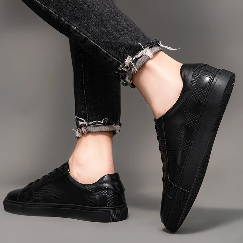 Armano Leather Low Top Sneakers - Saint Drako