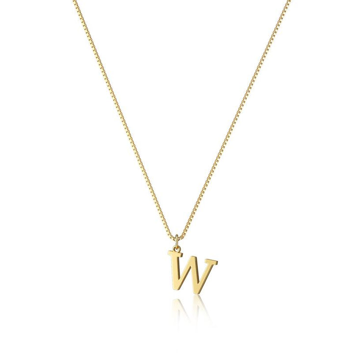 Eloria Initial Pendant Necklace - Saint Drako