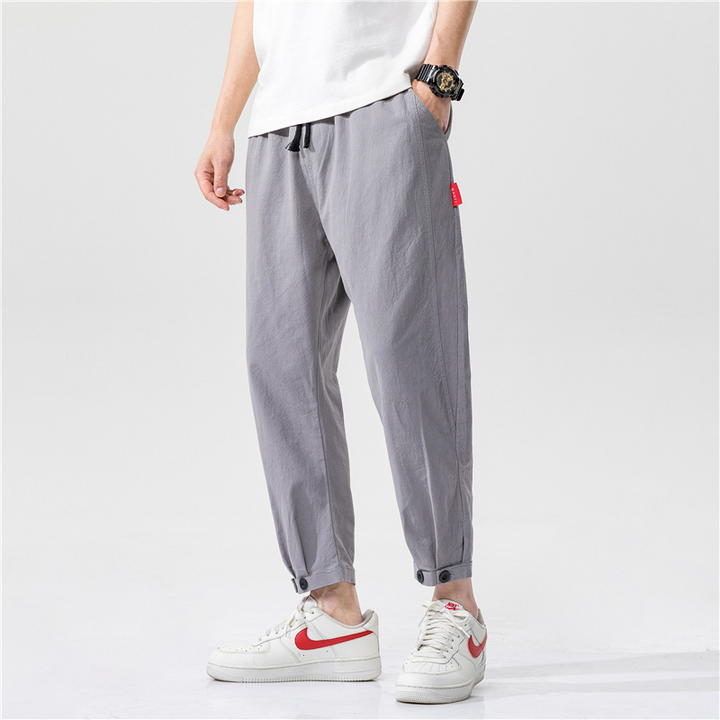 Tenzin Linen Blend Trousers - Saint Drako