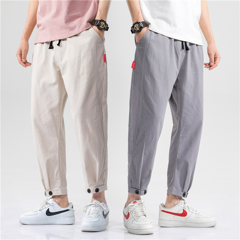 Tenzin Linen Blend Trousers - Saint Drako