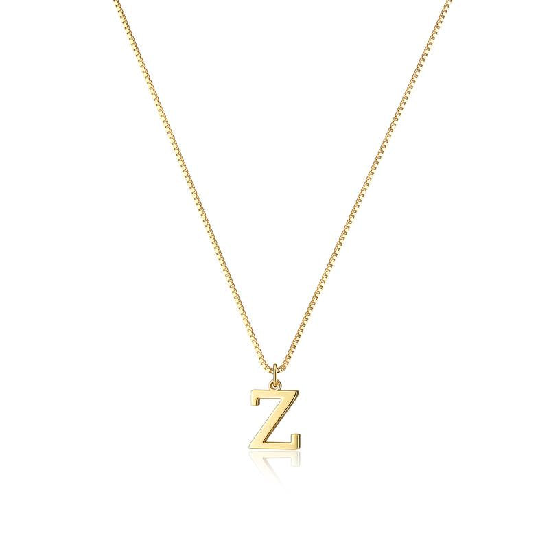 Eloria Initial Pendant Necklace - Saint Drako