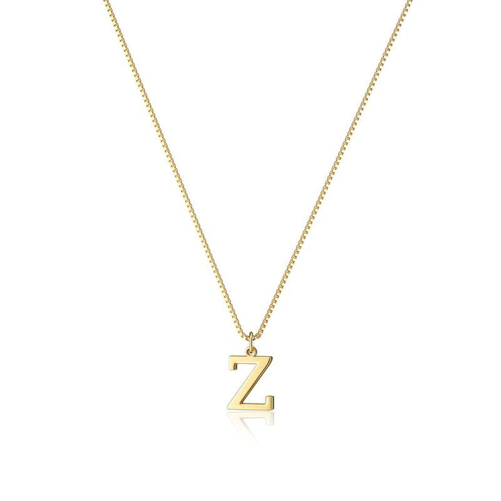 Eloria Initial Pendant Necklace - Saint Drako