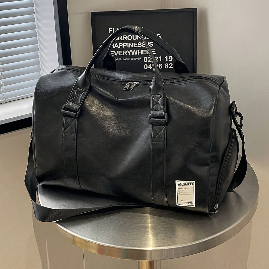 Leather Duffle Bag – Perfect Overnight Travel Bag For Men and Ladies - Saint Drako