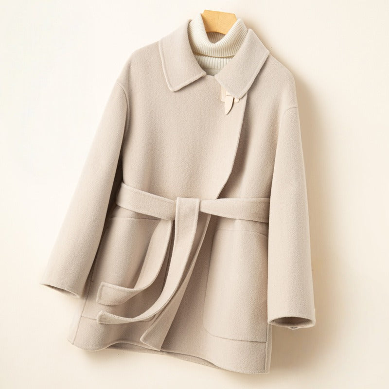 Ravenna Belted Wool Coat