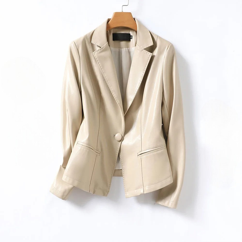Valenne Leather Blazer