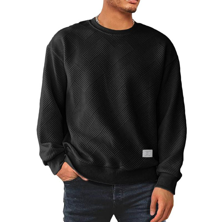 Varenzo Textured Knit Sweatshirt - Saint Drako