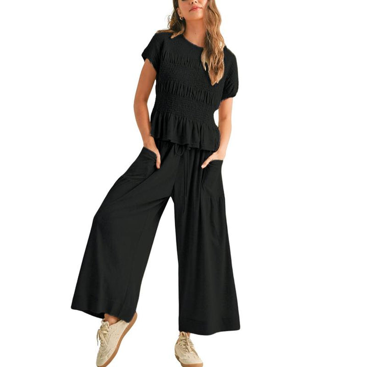 Valenza Smocked Wide Leg Set