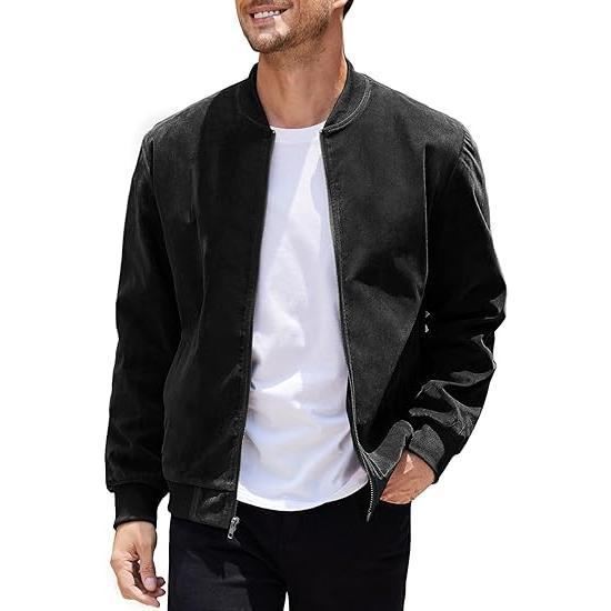 Matera Suede Bomber Jacket