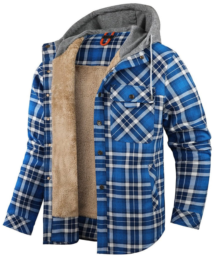 Highlander Hooded Flannel Jacket (9 Designs) - Saint Drako