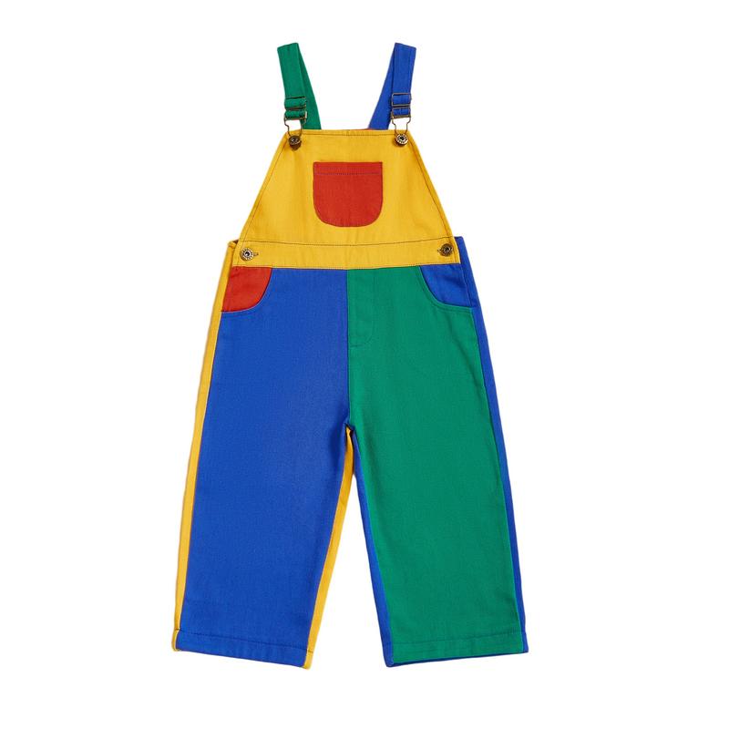 Lunaro Colorblock Kids Overalls