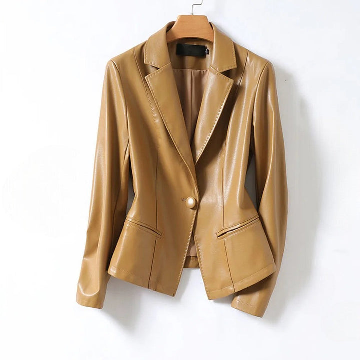 Valenne Leather Blazer