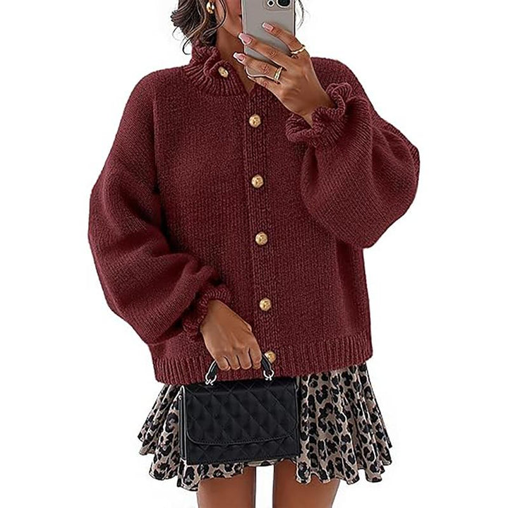 Sines Buttoned Knit Cardigan