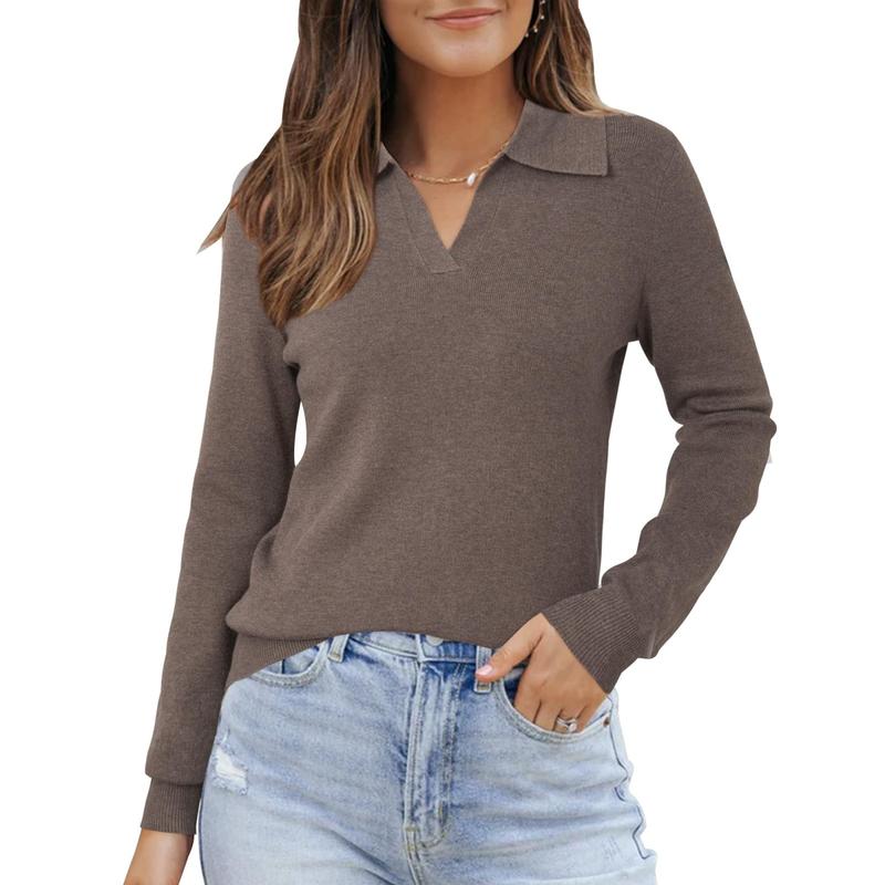 Elvas Collared Knit Top