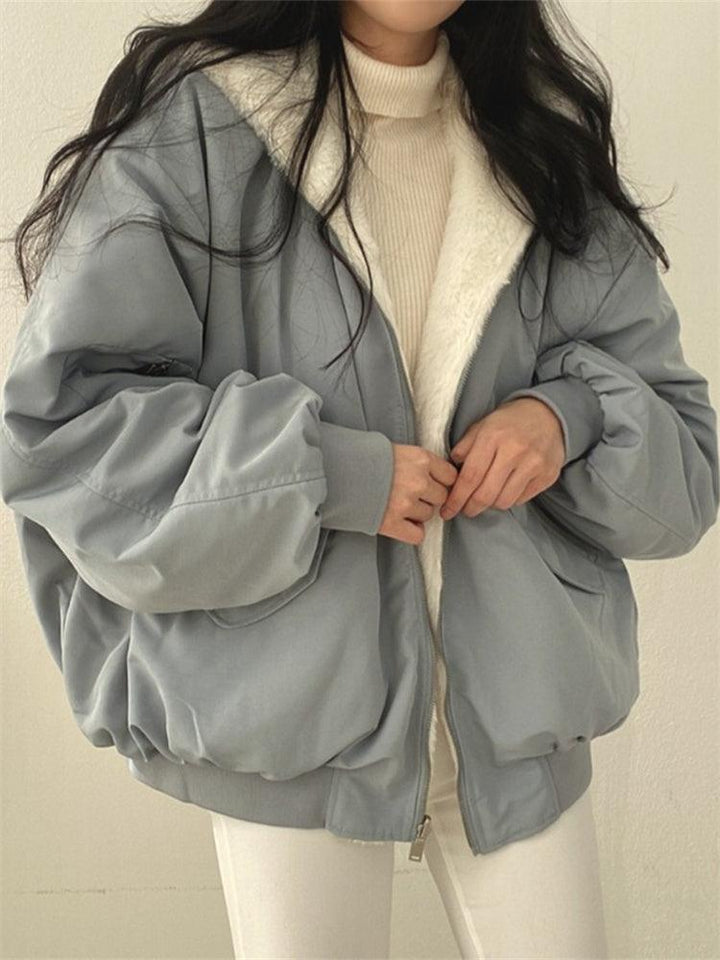 Lyra Women’s Oversized Blouson Jacket - Saint Drako