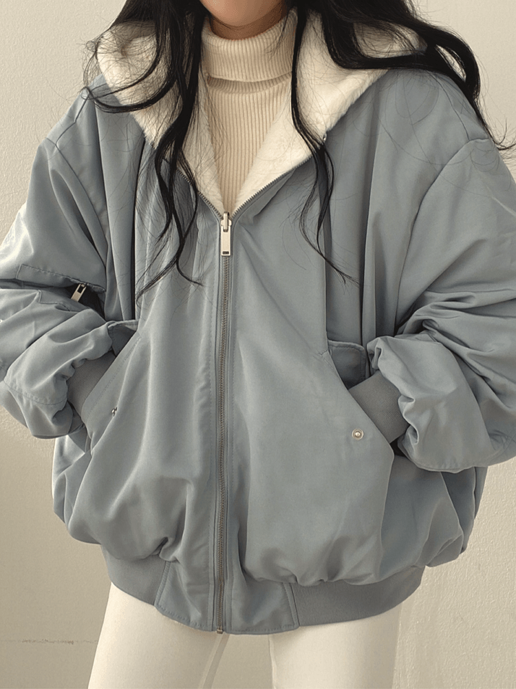 Lyra Women’s Oversized Blouson Jacket - Saint Drako