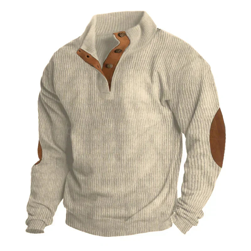 Classic Men’s Ribbed Knit Sweater