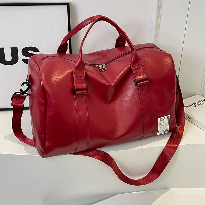 Leather Duffle Bag – Perfect Overnight Travel Bag For Men and Ladies - Saint Drako