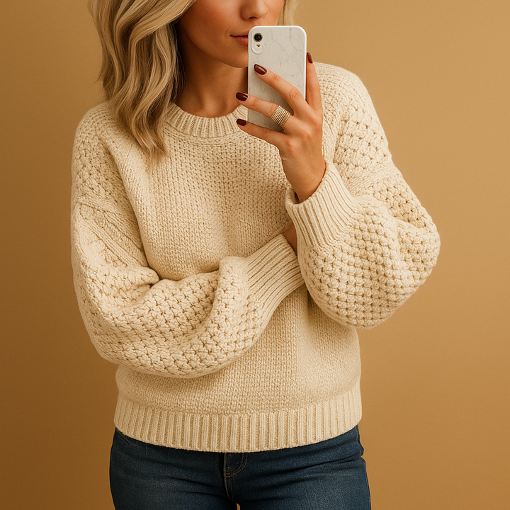 Siena Textured Knit Sweater