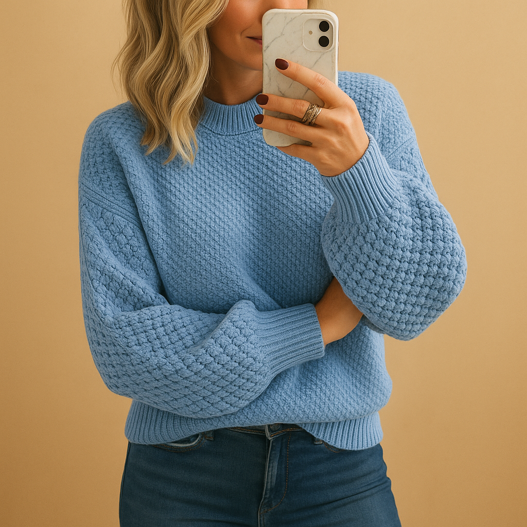 Siena Textured Knit Sweater