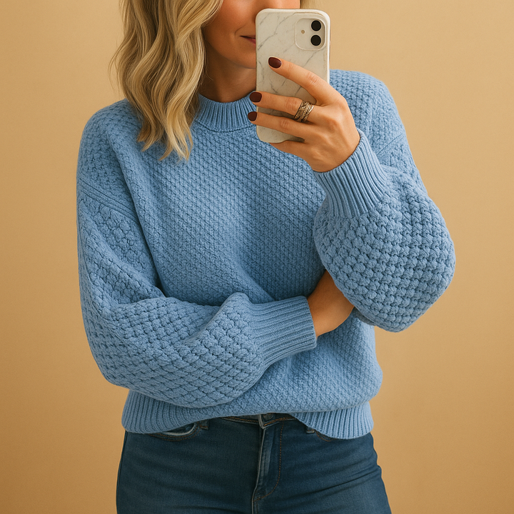 Siena Textured Knit Sweater