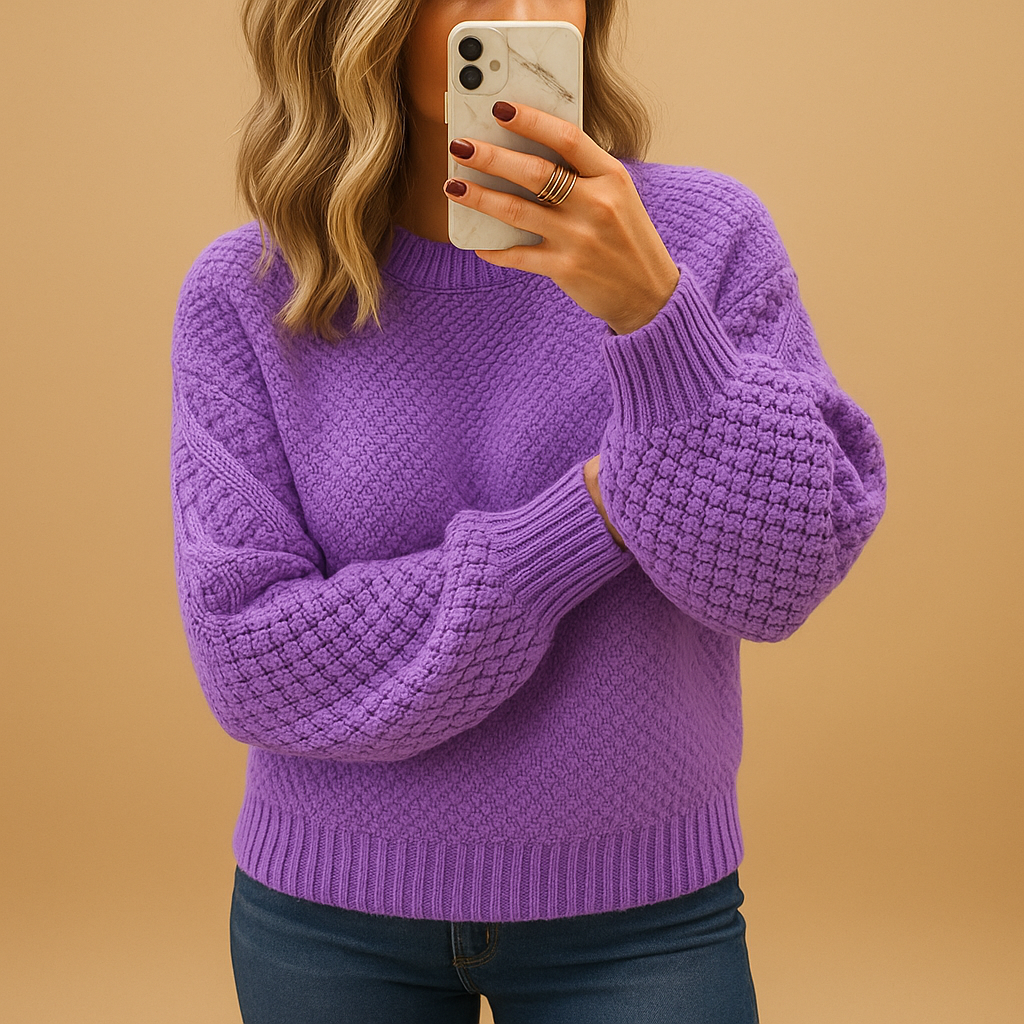 Siena Textured Knit Sweater