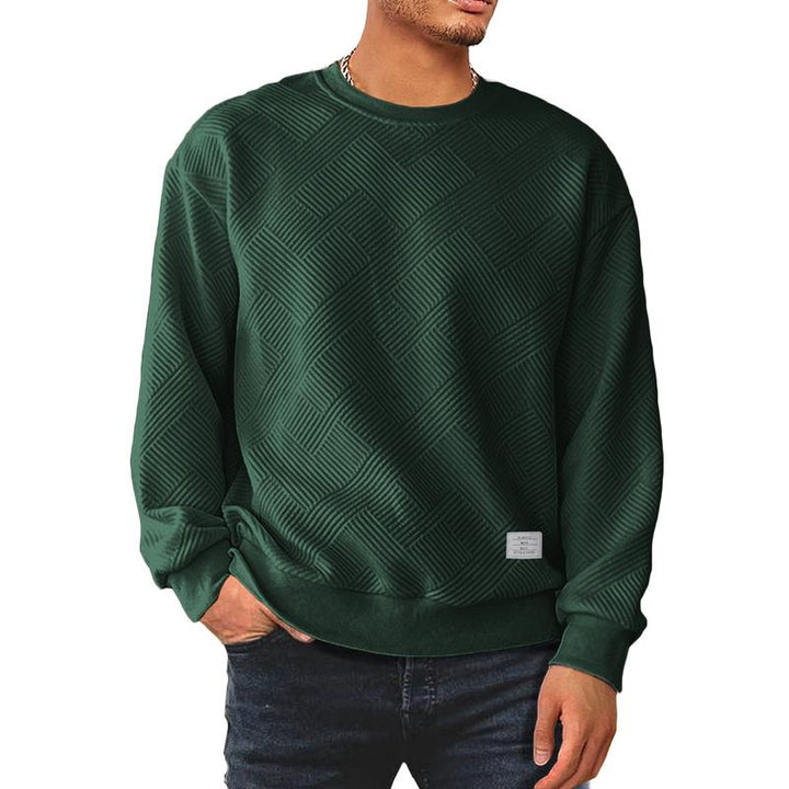 Varenzo Textured Knit Sweatshirt - Saint Drako