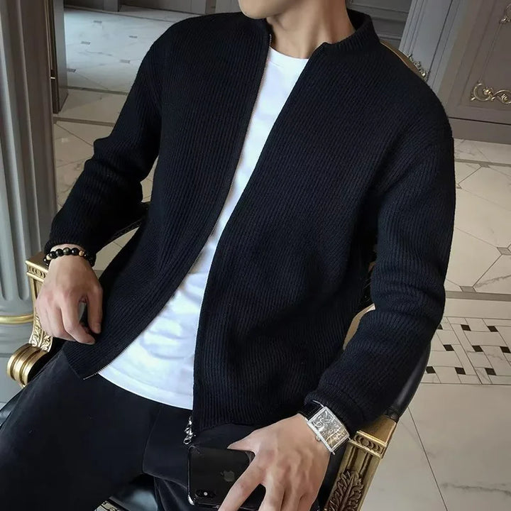 Porto Knit Zip Cardigan