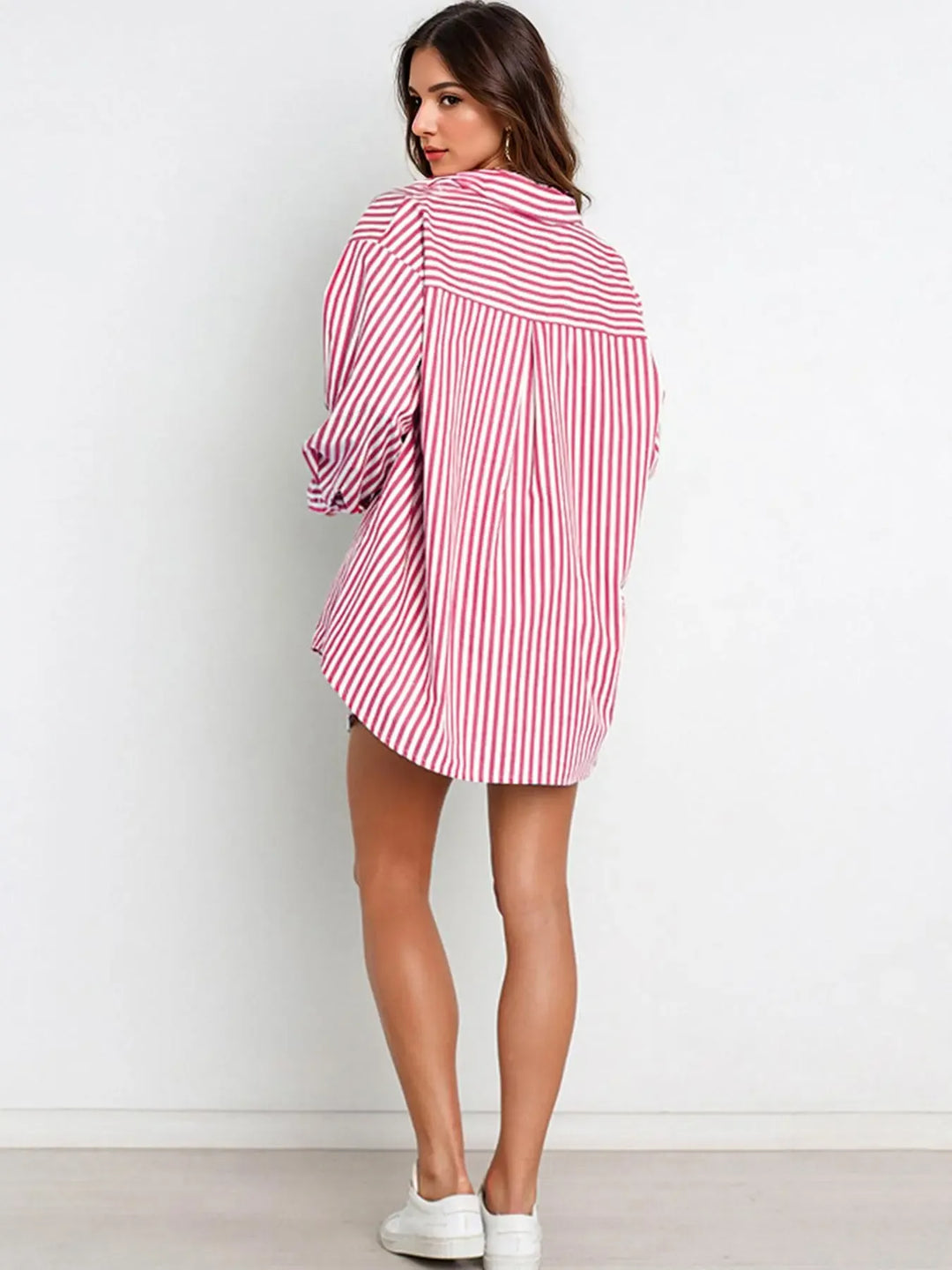 Verona Striped Oversized Two-Piece Set