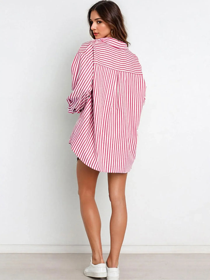 Verona Striped Oversized Two-Piece Set