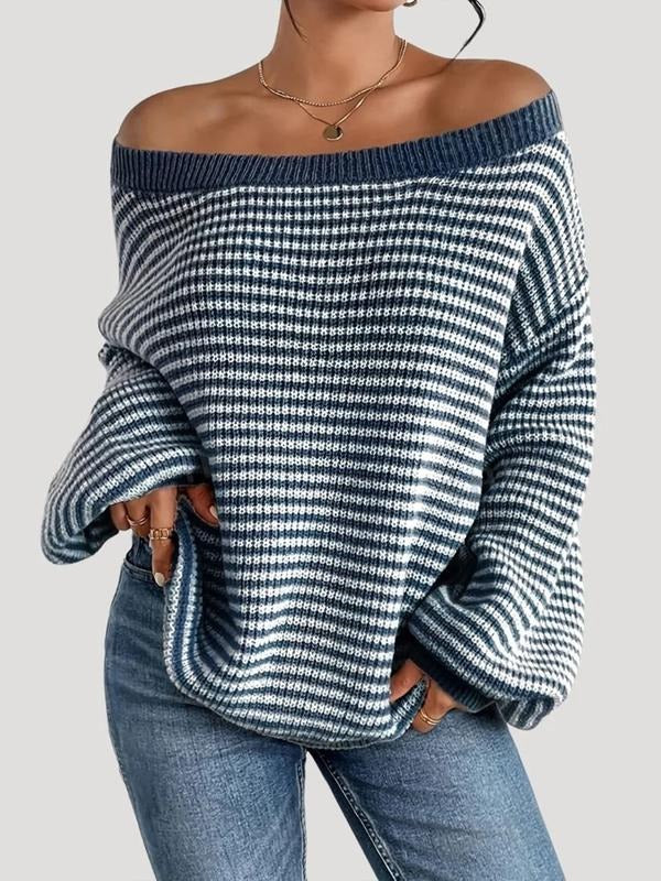 Marbella Striped Knit Sweater - Saint Drako
